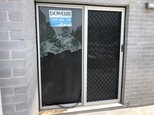 Smashed Door Glass